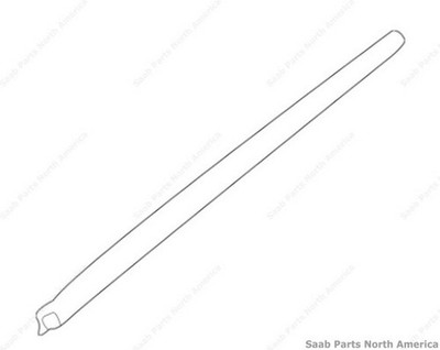 Genuine Saab Left Door Seal For 2000-2002 Saab 9-3 30584251-AH