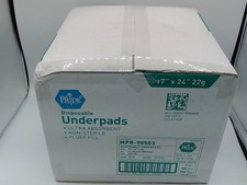 Medpride Disposable Underpads 17"x24" White Non-Sterile, Bed, Puppy Dog
