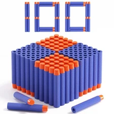 AMOSTING Refill Darts 100PCS Bullets Ammo Pack Compatible for Nerf N-Strike