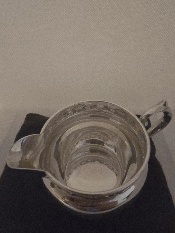 Juego de 2 piezas de azúcar y crema Gorham Strasbourg de plata esterlina 1132 y 1133 con paños Foto 4 de 4