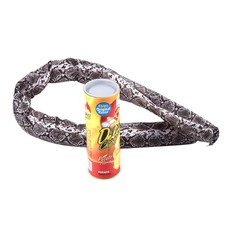Hallowen Magic Snack Chips Can Flexible Spring Snake Trick Joke Gag Toy Kids C