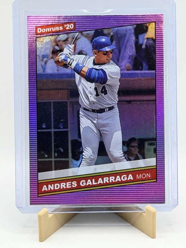Andrés Galarraga Pink Foil Card MLB Vintage Rare Parallel Collectible