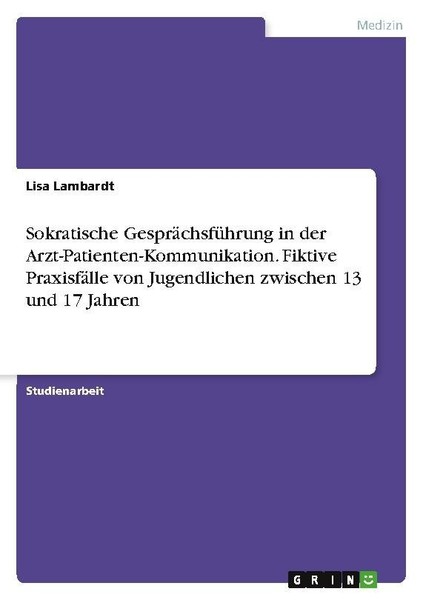 Sokratische GespräChsfüHrung In Der Arzt-Patienten-Kommunikation. Fiktive Praxis-image