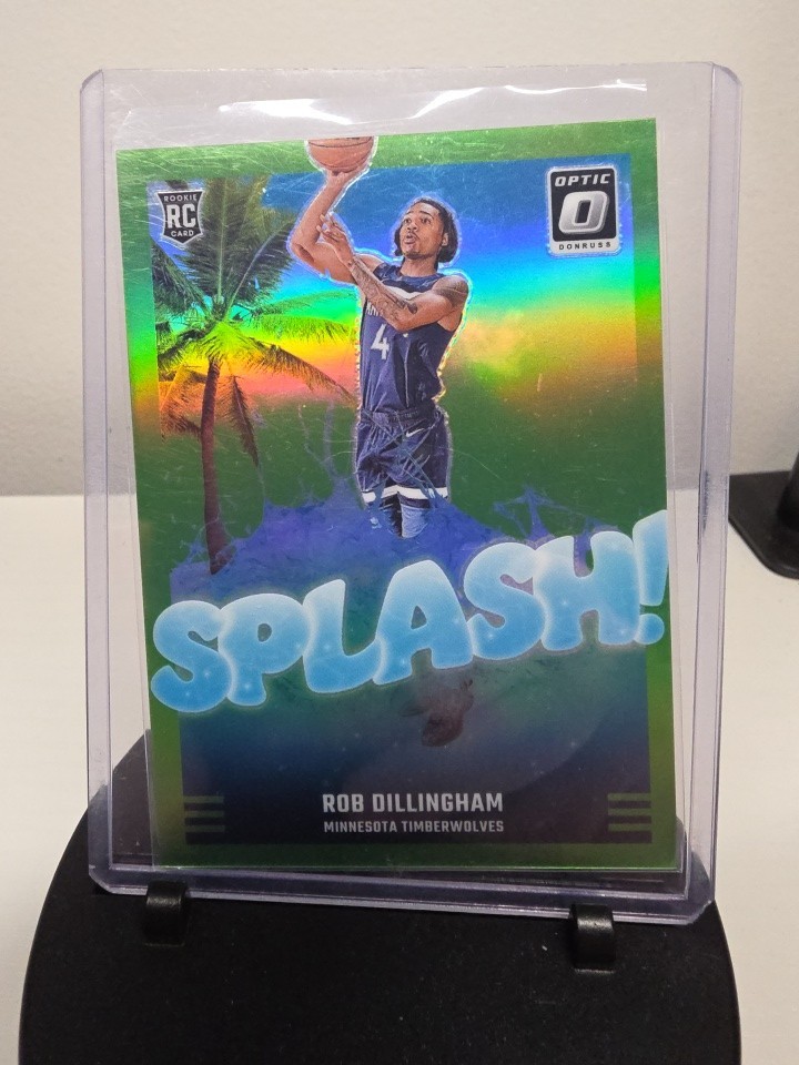 2024-25 Panini Donruss Optic Splash Rob Dillingham /199 Timberwolves #8 