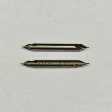 Two Pieces 000 Combined Drill and Countersink HSS - Center Drill