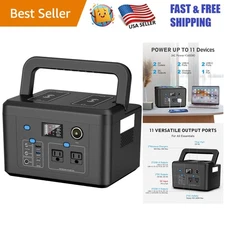 600W Portable Power Station with 296Wh Battery - Perfect for Camping and RVs