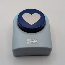 Marvy Uchida Large Heart Paper Punch 2.5 Inches Wide Scrapbooking Crafting 