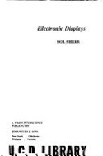 Electronic Displays Hardcover Sol Sherr