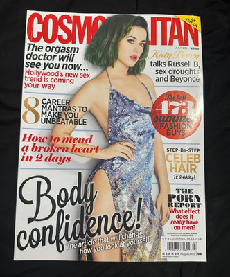 Cosmopolitan Magazine July 2014 UK Edition   Katy Perry Cover   Body Confidence