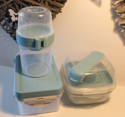 Lock und Lock LocknLock LUNCH-PICKNICK-SET-ARBEIT-SCHULE- DOSEN SET -560/950/1 L