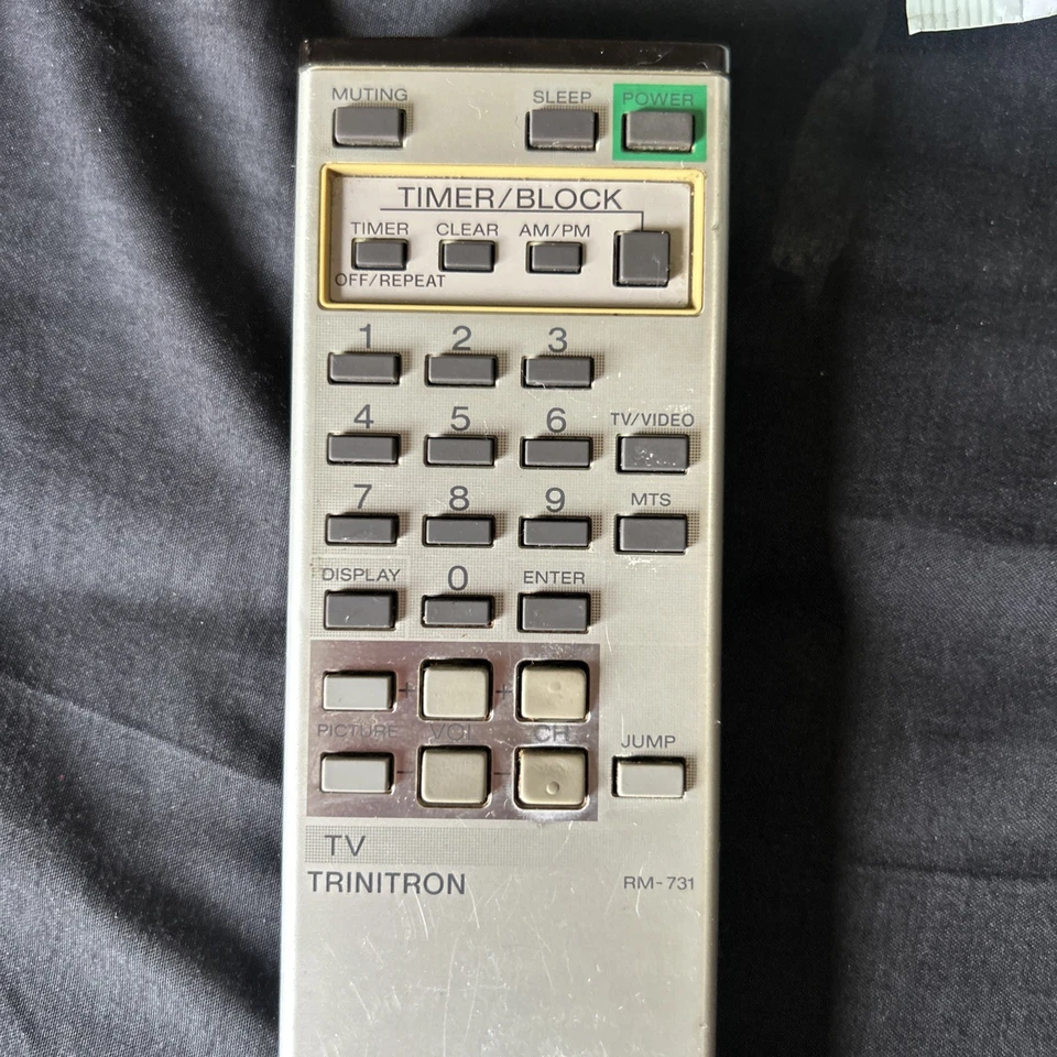 Telecomando Sony vintage RM-731 originale testato Trinitron - Immagine 2 di 4