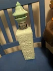 Vtg 1972 Jim Beam Jade Jadeite Mint Green Milk Glass Liquor Decanter Bottle
