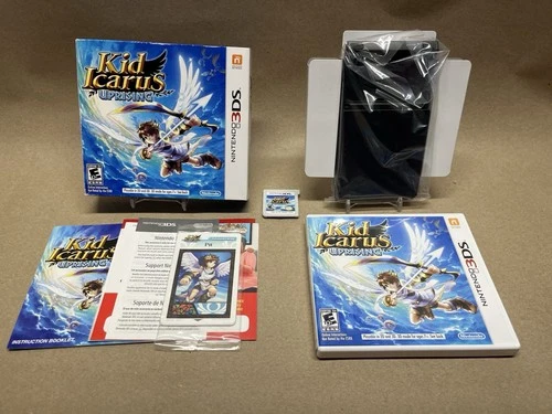 Kid Icarus Uprising (Nintendo 3DS, 2012) US Version Big Box COMPLETE Stand NICE