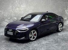 Original 1/18 Audi A5L 2025 Purple Diecast Car Model