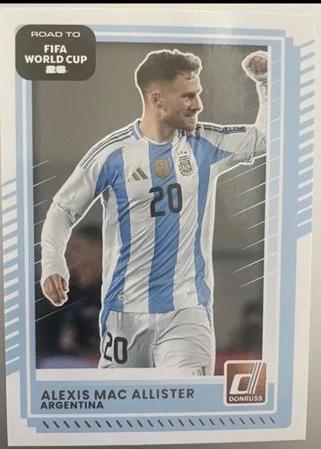 Panini Donruss 2025-26 Alexis Mac Allister Argentina FIFA World Cup Liverpool