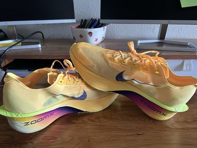 Nike ZoomX Vaporfly Next% Men s Running Low Top Lace Up Rubber Yellow/Orange