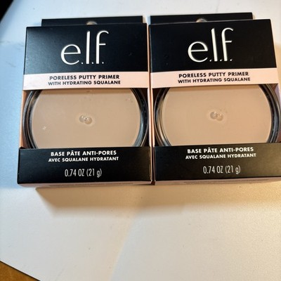 Lot of 2 e.l.f. Poreless Putty Primers~  hydrating   ~ Universal Sheer 0.74 Oz