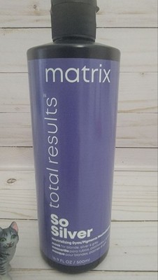 Matrix Total Results So Silver Neutralizing Dyes Mask/Blonde,Silver,Grey 16.9 oz