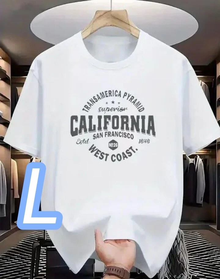 Quick Dry Dry T New White Size L California Quick Dry Plus Size Sports Town