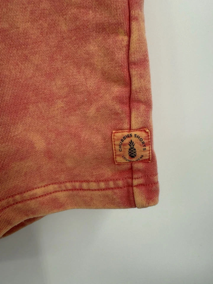 Pantalones cortos Chubbies para hombre grandes ropa de salón bolsillo con cordón 7” cómodo lavado ácido Foto 3 de 4