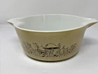 Set of 3 Vintage Pyrex Forest Fancies Mushroom Mixing Nesting Bowls
