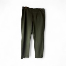 Express Ponte Pant Large Dark Green