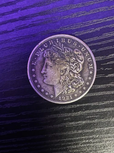 1921 Morgan Silver Dollar $1 Coin Circulated Business Strike 0.9 Fineness