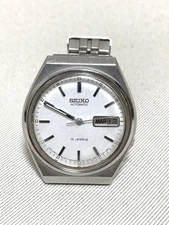 SEIKO 17 JEWELS Automatic Winding Vintage 7009-3159 Calendar Silver
