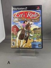 Playstation 2 PS2 Game Lets Ride Silver Buckle Stables CIB Complete In Box