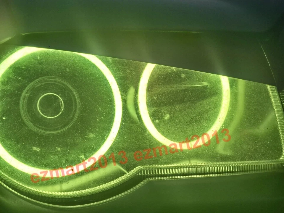 para Chrysler 300C 05-10 Faro Antiniebla RGB LED Halo Anillo Diente Azul APP Foto 3 de 4