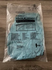 Safeskin Non-Sterile Powder-Free Blue Nitrile Gloves Ambidextrous XL 100 Open Pk