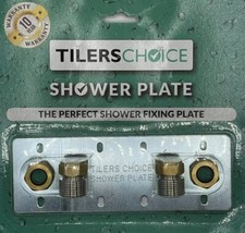 Tilers Choice Shower Fixing Plate For Thermostatic Bar Mixer Valve Crome 150mm