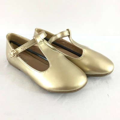 gold flats size 12