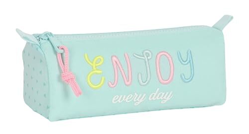 Smiley World Joyful - Double Pencil Case, Recyclable Fabric, Children's