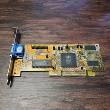 Holtek SiS 6323 8MB AGP Video Card AGP 1.0 For DOS/95/98/ME