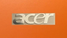 1 pcs Sticker for Acer Silver Chrome Logo Decal Case Badge 30mm x 8mm 