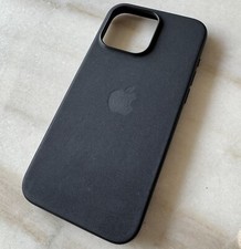 Apple - iPhone 15 Pro Max FineWoven Case with MagSafe - Black