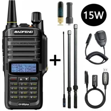 1SET BAOFENG UV9R PLUS VHF/UHF FM WALKIE TALKIE DUAL BAND HANDHELD TWO WAY RADIO