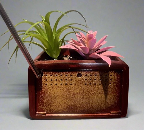 Retro Radio Keramik Sukkulenten Topf - Mid Century Modern Stil - Bild 9 von 10