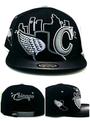 black on black white sox hat