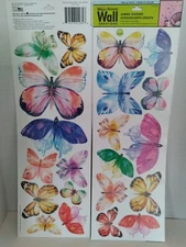 Butterflies Insect Wall Wallies REMOVEABLE WALL DECOR