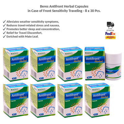 Beres Antifront Herbal Capsules in Case of Front Sensitivity Traveling Pack of 8