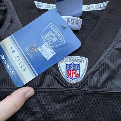 Deadstock Y2K Oakland Raiders VTG Phillip Buchanon #31 Black ON FIELD Jersey L - Picture 4 of 7