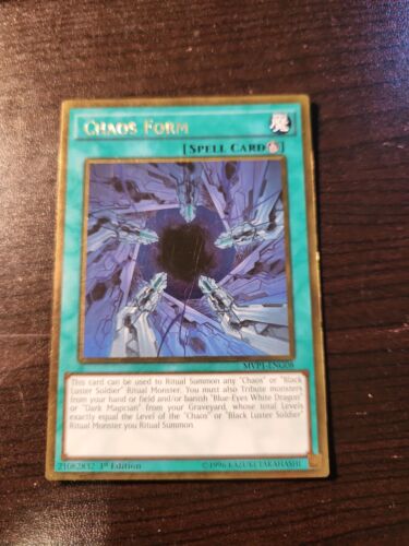 Yugioh - Chaos Form MVP1-ENG08 Rare Holo Foil  - NM/M 1st y8 - Picture 1 of 2