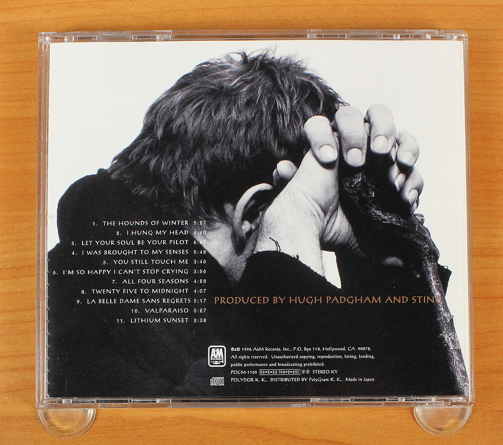 Sting - Mercury Falling CD (Japan 1996 A&M Records) POCM-1165 | eBay