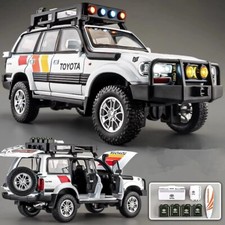 1/24 Toyota Land Cruiser LC80 Alloy Car Model Diecast Metal Off-road Vehicle Car