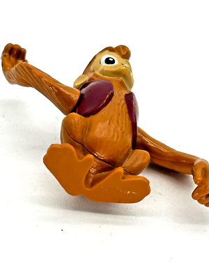 1992 Abu the Monkey Burger King Happy Meal Action Figure Wind Up