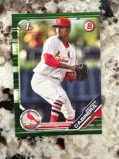2019 BOWMAN CAMO PROSPECT 1st ROOKIE CARD CARDINALS GENESIS CABRERA #BP-142