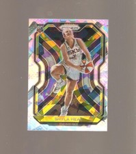 shyla heal 2021 panini wnba rookie  prizm cracked ice  card,