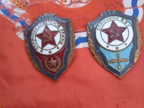 USSR.Badge.Excellent SA,VVS.Bronze.Enamel.2pieces. - Picture 1 of 6